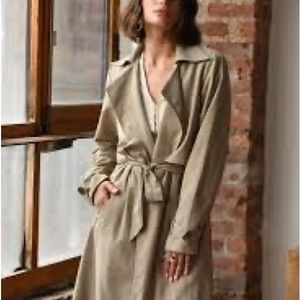 12th tribe NWT Khaki Trench